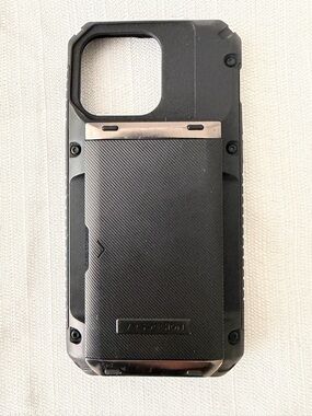 VRS Design Damda Glide Case Black Card Holder iPhone 15 Plus(F139)